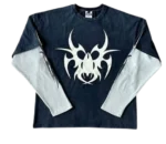 Chew Forever Black White Logo Long Sleeve