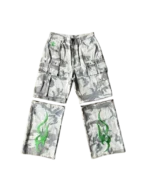 Chew Forever Convertible Snow Camo Denim Cargo