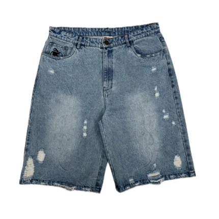 Chew Forever Denim Shorts Blue