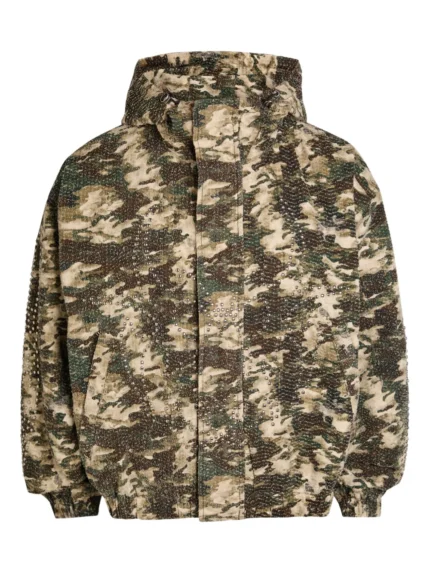 Chew Forever Studded Camouflage Jacket