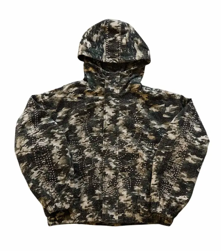 Chew Forever Studded Roach Camo Jacket Chew Forever Studded Roach Camo Jacket