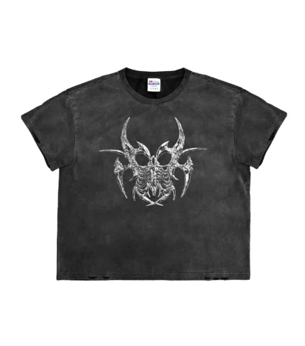 Chew Forever Boneyard Boxy Tee Black