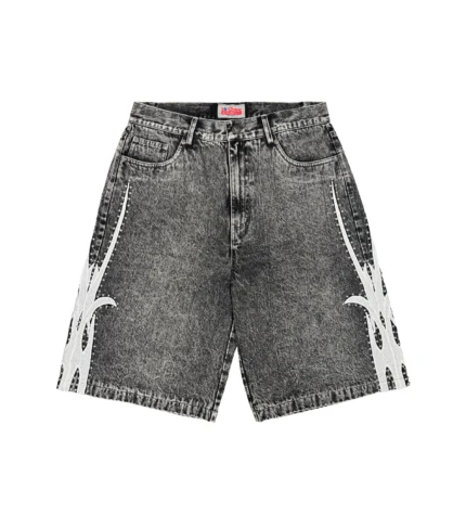 Chew Forever Studded Patch Shorts