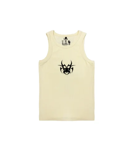 Chew Forever Roach Tank Top Cream