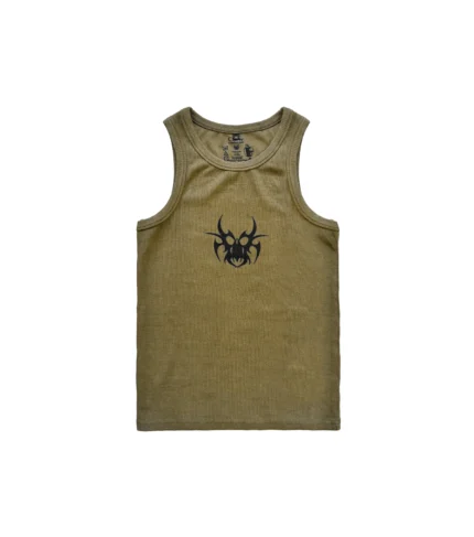 Chew Forever Roach Tank Top Olive