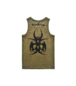 Chew Forever Roach Tank Top Olive Back