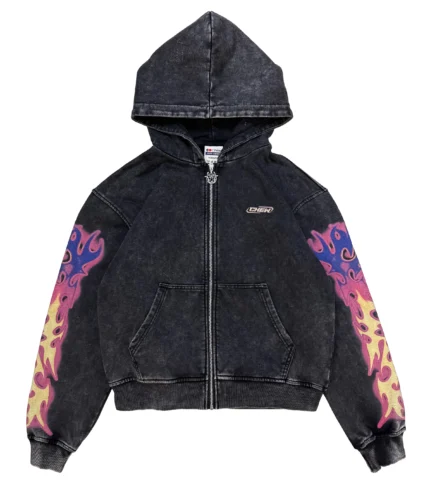 Chew Forever Static Zip-Up Hoodie
