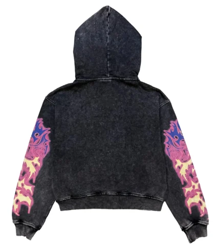 Chew Forever Static Zip-Up Hoodie Back